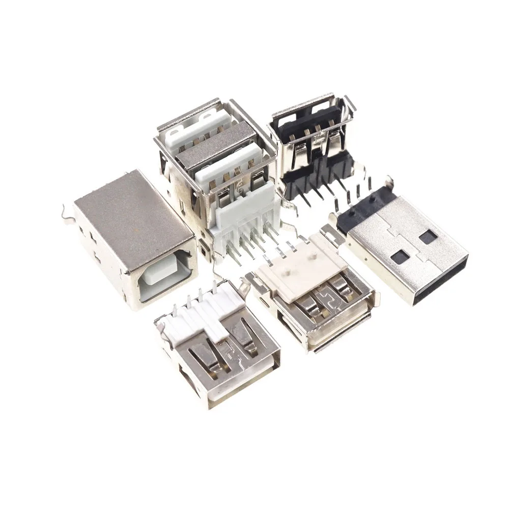 2 шт. разъем USB 0 типа A B папа мама | Строительство и ремонт