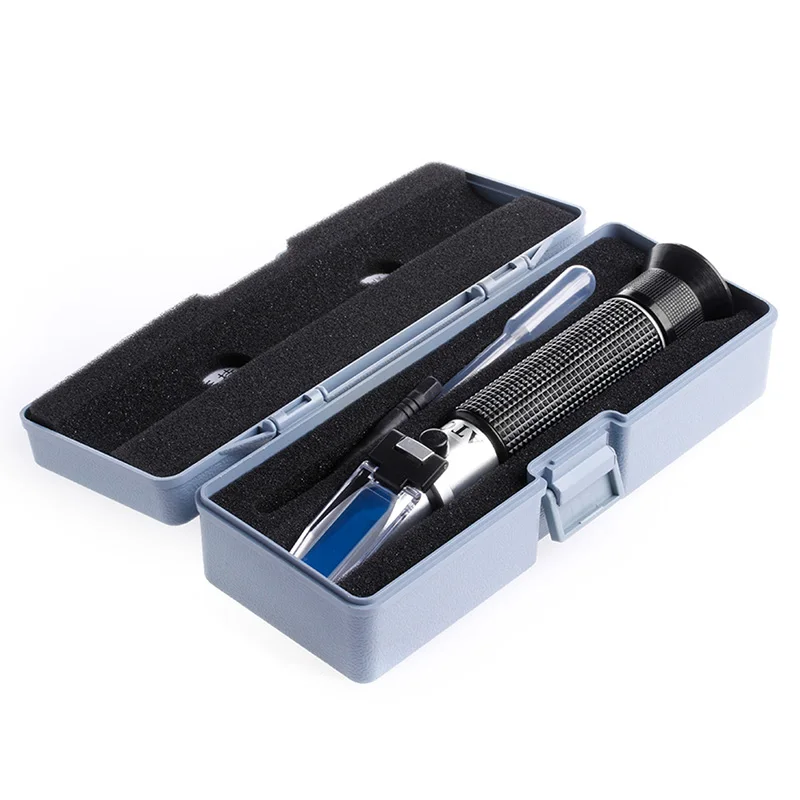 

Salinity Refractometer Meter Water Reader Marine 0~10% Salt Aquarium Test Tester 32CC