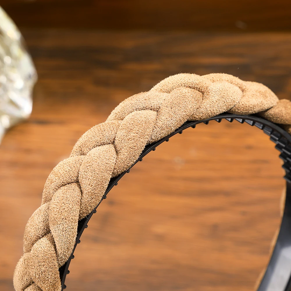 Новинка Женский ободок Haimeikang с перекрестным узлом твист для взрослых Осень-зима |