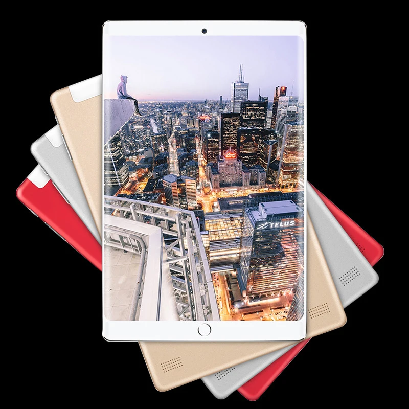 Плоские планшеты keyboad с Wi-Fi 10 1 дюйма Android 9 0 Восьмиядерный планшетный ПК 8 ГБ + 128 Гб