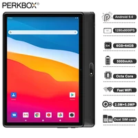 perkbox 10 inch tablet octa core 6gb ram 64gb rom 1280x800 hd screen 5000mah battery google android 9 0 os gps wifi bluetooth