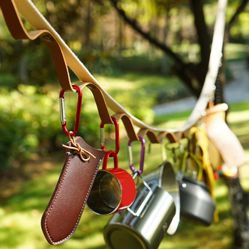 

Portable Travel Clothesline Cord Adjustable Windproof Anti-slip Camping Clothes