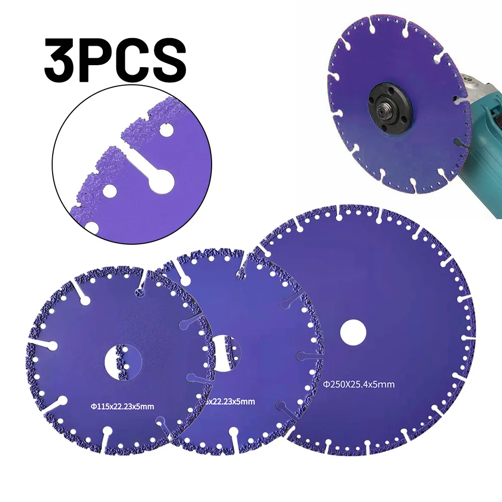

3PC 115-150mm Diamond Saw Blade Hot Pressed Sintered Mesh Turbo Blade Cutting Disc Diamond Wheel For Porcelain Ceramic Tile