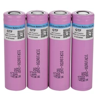 rechargeable lithium battery gtf 100 original 3 7v 18650 li ion icr 18650 26f 2600mah 18650 for lamps