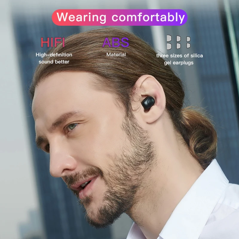 Беспроводные наушники Bluedio T-elf mini TWS Bluetooth 5.0 спортивная гарнитура | Электроника