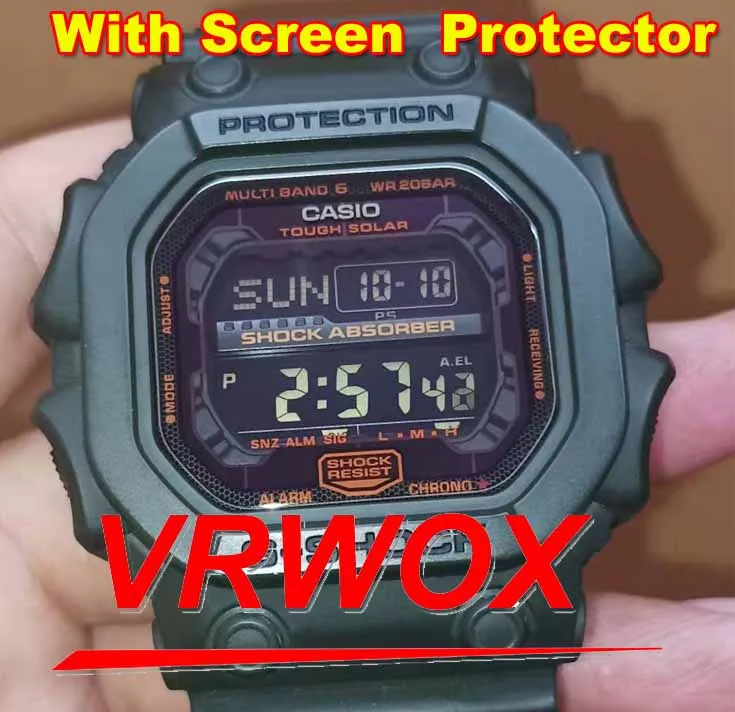 3Pcs For Casio GX-56 GBX-100 DW-5600 DW-5610 MRG-B5000 AE-1200 GW-M5610 GBD-200 GXW-56 GM-5600 GD-350 TPU Nano Screen Protector - купить по