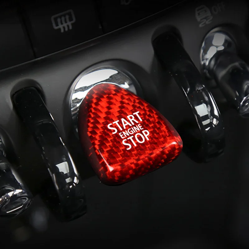 

Car Engine One-click Start Stop Sticker Carbon Fiber Cover For MINI COOPER F54 F55 F56 F60 R55 R56 R60 R61 Decoration Accessory