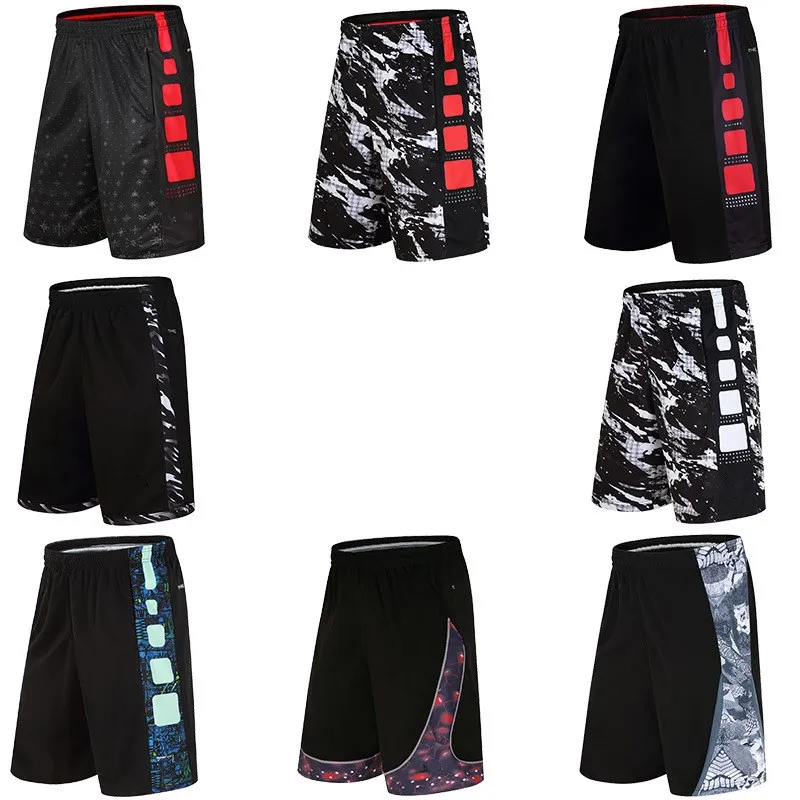 Мужские спортивные шорты для занятия баскетболом дышащие бега с карманом летние