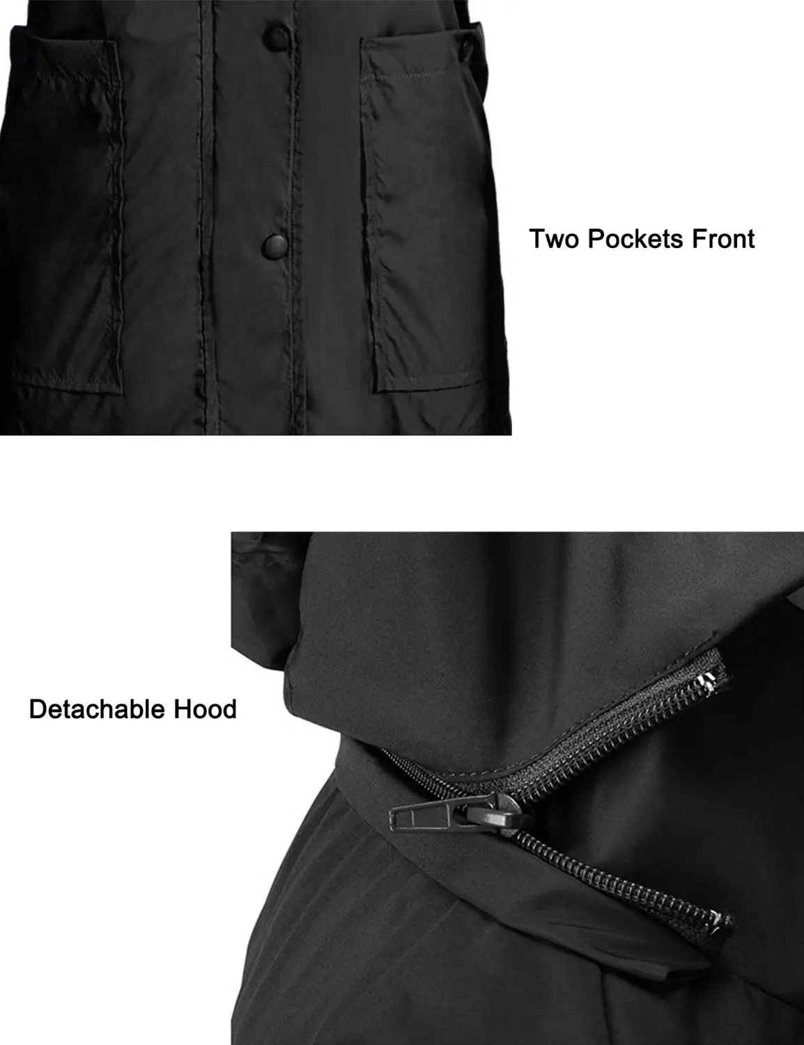 

Women's Waterproof Raincoat Outdoor Hooded Rain Jacket Sport Rain Jacket