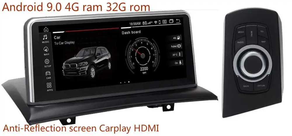 Автомагнитола 10 25 дюйма с Android 9 0 4 Гб ОЗУ 32 ПЗУ для BMW X3 E83 2004 2009 Vedio радио монитор