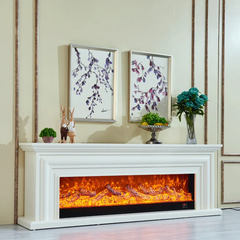 Набор электрического камина в европейском стиле chimneypiece W200cm деревянная каминная
