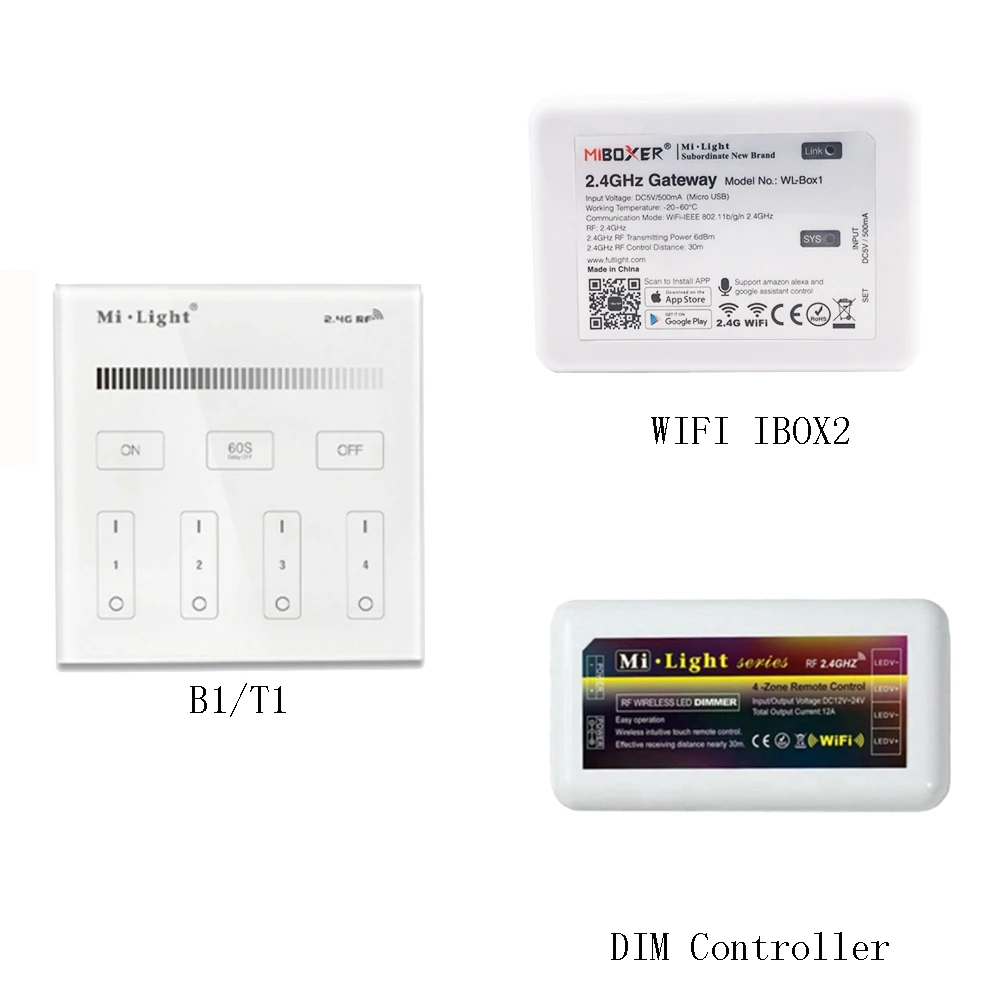 Светодиодный контроллер Mi light с дистанционным управлением регулировка яркости