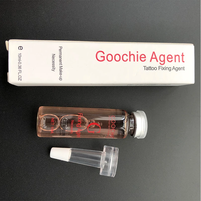 Goochie Профессиональный Перманентный макияж Пигментные чернила для татуажа бровей/Подводка для глаз/губ фликинг агент чернила PMU цвет татуировка Блокировка эссенция