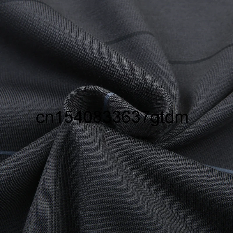 

Autumn new men's fattening plus size long sleeve t-shirt men's fat fashion casual round neck stripe long sleeve top