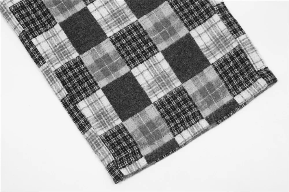 

UNCLEDONJM Plaid Casual Harem Pants 2021 fashion japanese streetwear mens fashion pants for men loose women trousers 20297