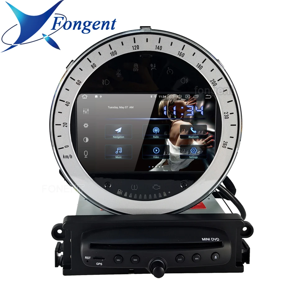 Для BMW Mini Cooper R56 2006 2007 2008 2009 2010 2011 2012 2013 DSP Carplay Android GPS карта Автомобильный DVD