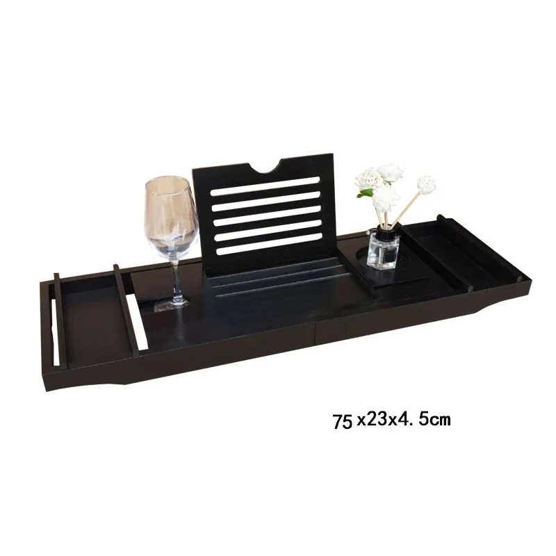

Shelf De Bain for a Book Aufbewahrung Badewanne Wine Tablette Tub Tray Plateau Baignoire Bathtub Accessories Bath Frame