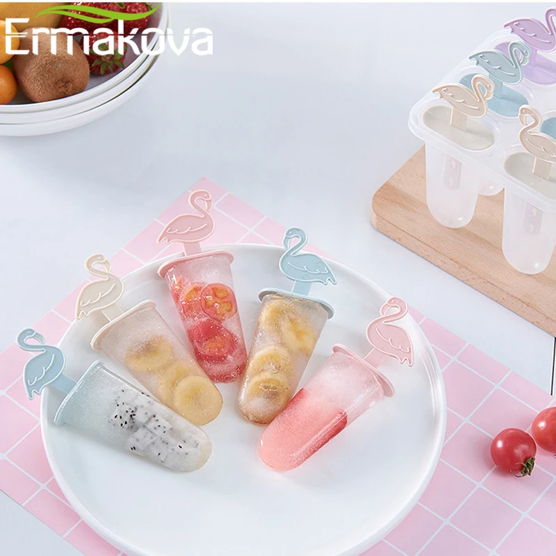 ERMAKOVA формы для мороженого многоразовые Фруктового пластиковые фруктовое