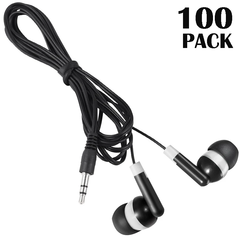 

Wholesale Disposable earphones Earphones low cost earbuds for Theatre Museum School library,hotel,hospital Gift free shipping