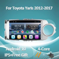 9 touch screen android 10 car radio for toyota yaris 2012 2017 right hand drive gps navigation car multimedia player stereo bt