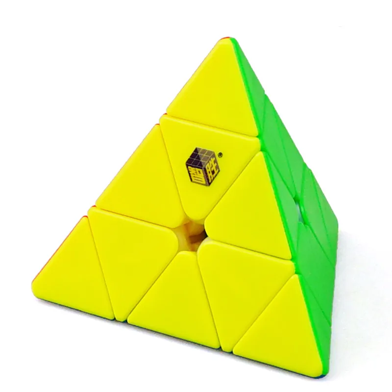 Yuxin 3X3 Пирамидка куб без наклеек Профессиональный пазл 3x3x3 кубики детские