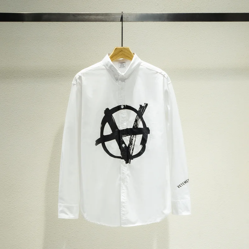 Мужские и женские футболки 20ss с длинным рукавом Высококачественная футболка