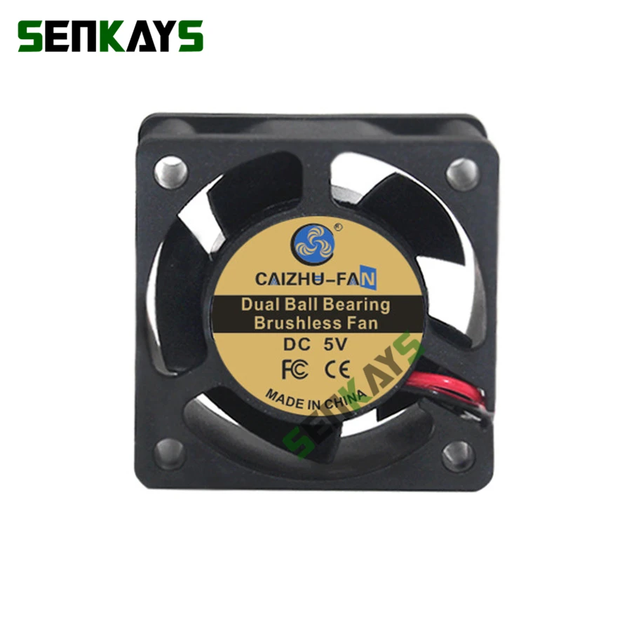 Двойной шариковый подшипник 40mm 24V 12V 5V 4020 Вентилятор охлаждения Мини компьютер