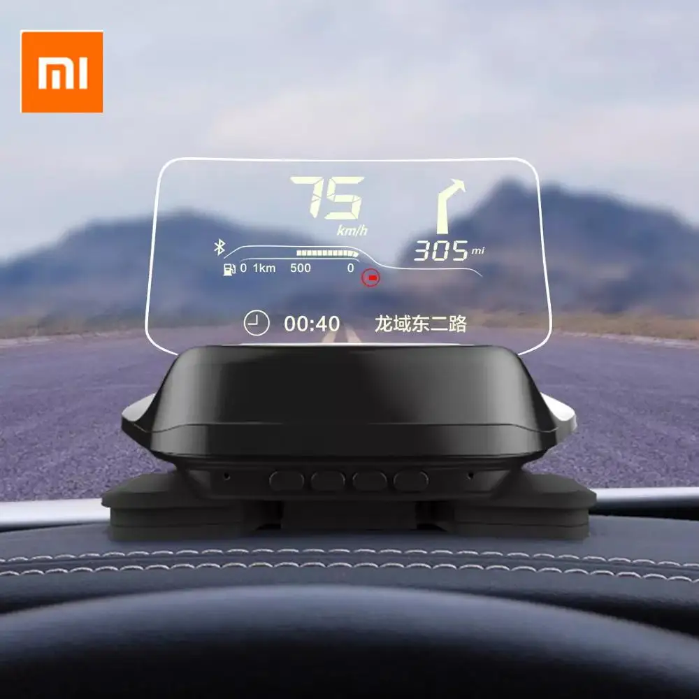 Оригинальный Xiaomi Mijia Carrobot Intelligence Car Hud Дисплей версии Bluetooth OBD данных вождения