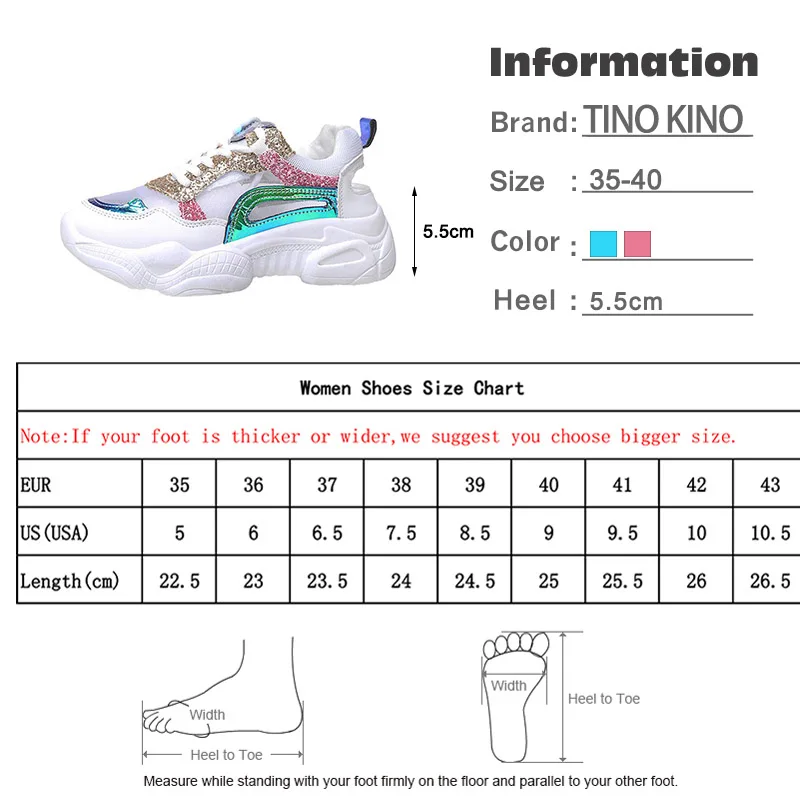 

Women Lace Up Mesh Summer Sneakers Breathable Bling Casual Vulcanized Shoes Female Comfortable Fashion Platform Shoes 2019