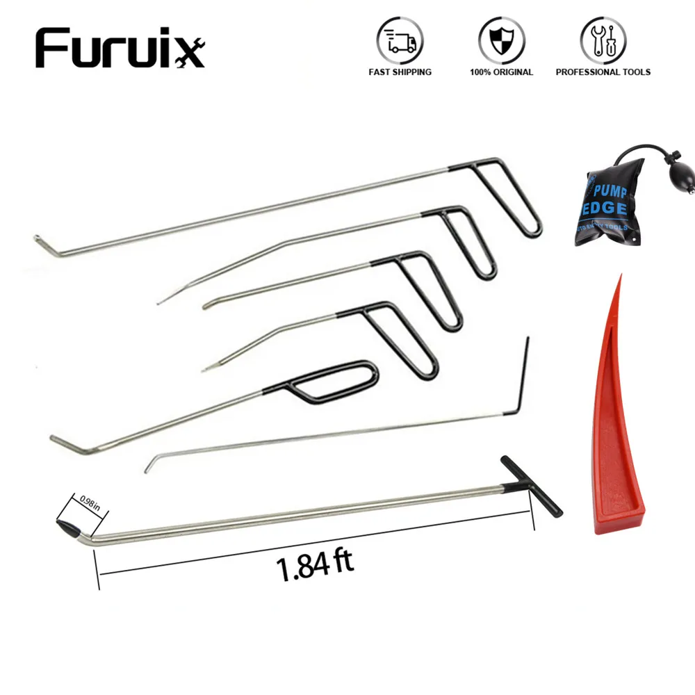 

CAR TOOLS KIT PAINTLESS DENT REPAIR TOOL R ROD HOOK remover kit REPAIR HAMMER HAIL DAMAGE tool kit for cars