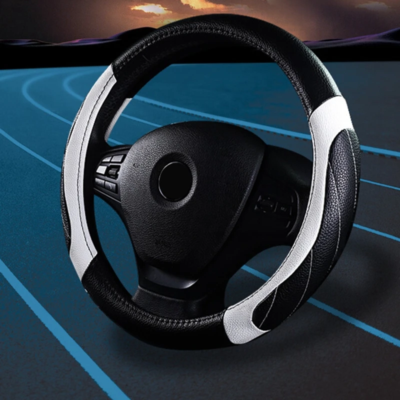 Аксессуары для гоночных автомобилей комплект чехлов на руль Кожаные чехлы