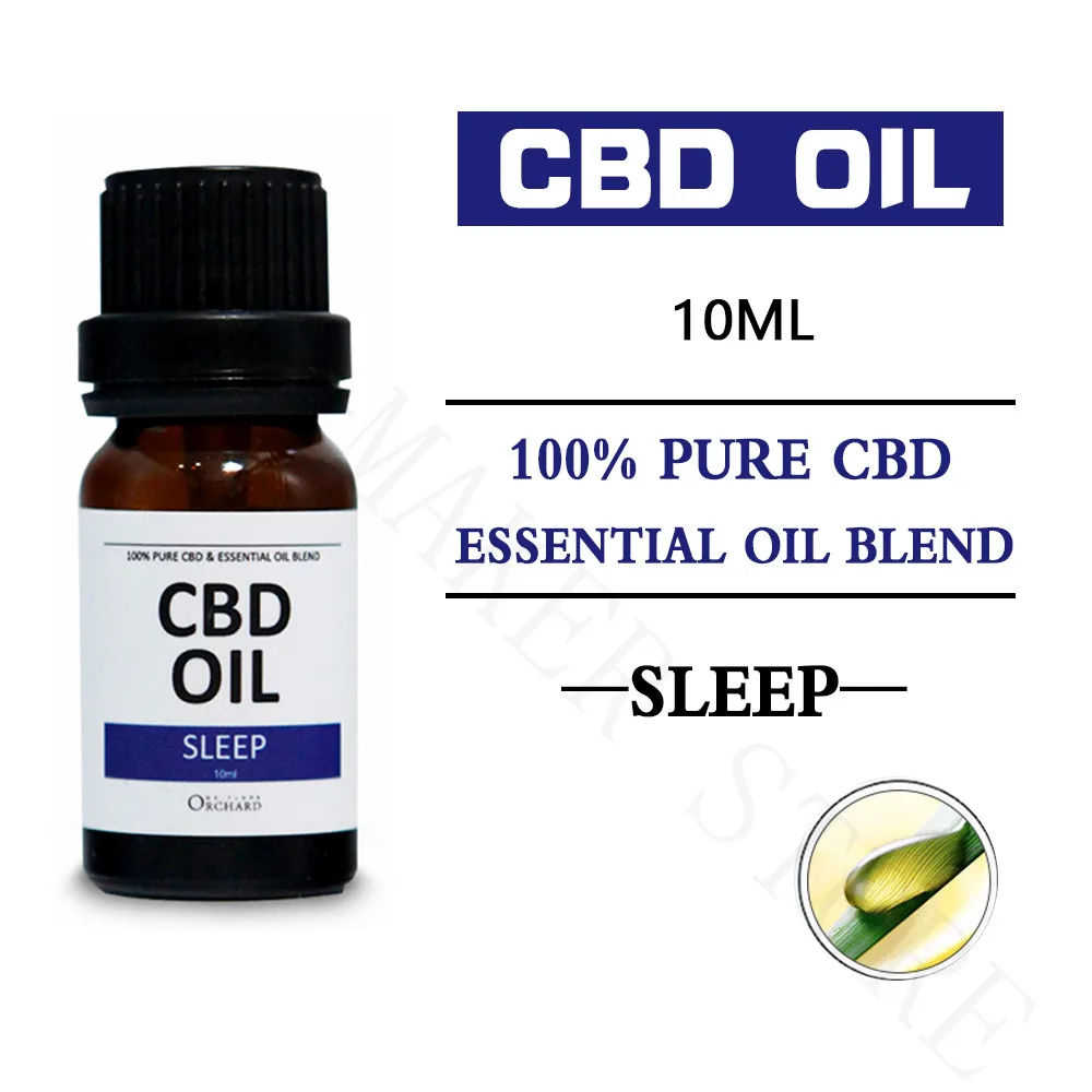 SPA Relaxation 10ML CBD Aromatherapy Hemp Oil with Lavender Flavor drop into humidifier effective for insomnia and relax body