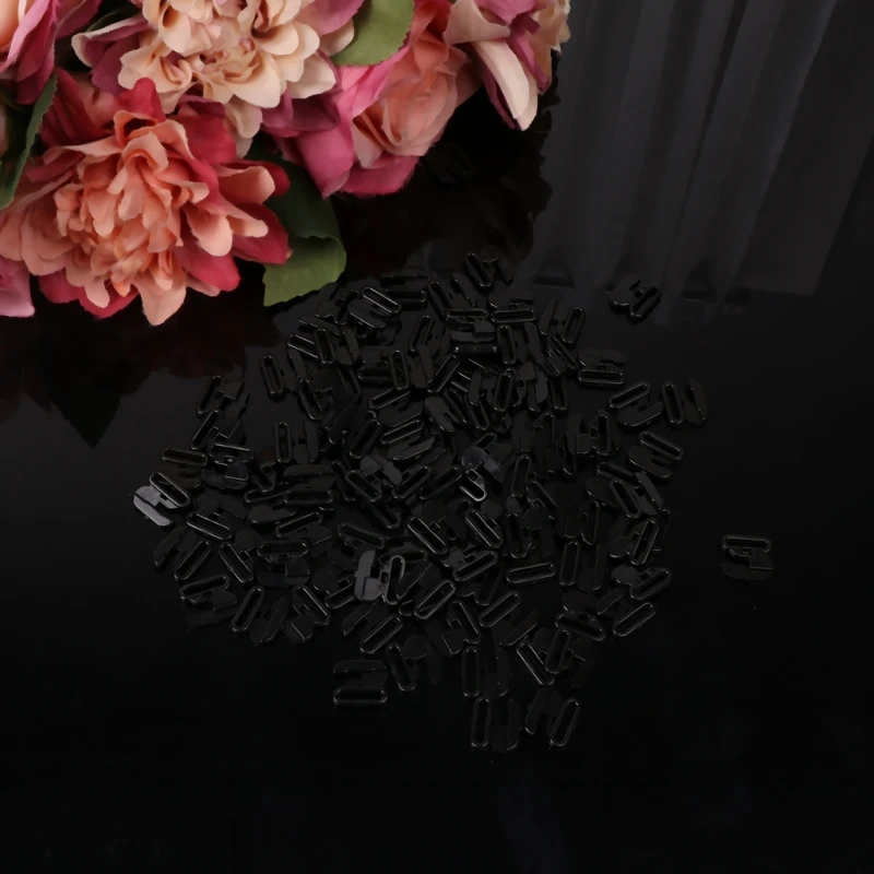 50x зажимов для бикини застежки бюстгальтера пуговицы купальника одежда пряжки