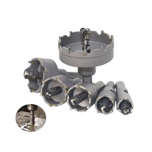 1 шт., инструмент для резки отверстий из цементированного карбида, диаметр 15-100 мм