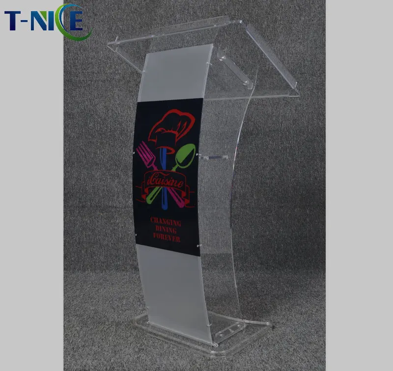 Коммерческая школьная мебель светодиодная трибуна пластиковая церковная