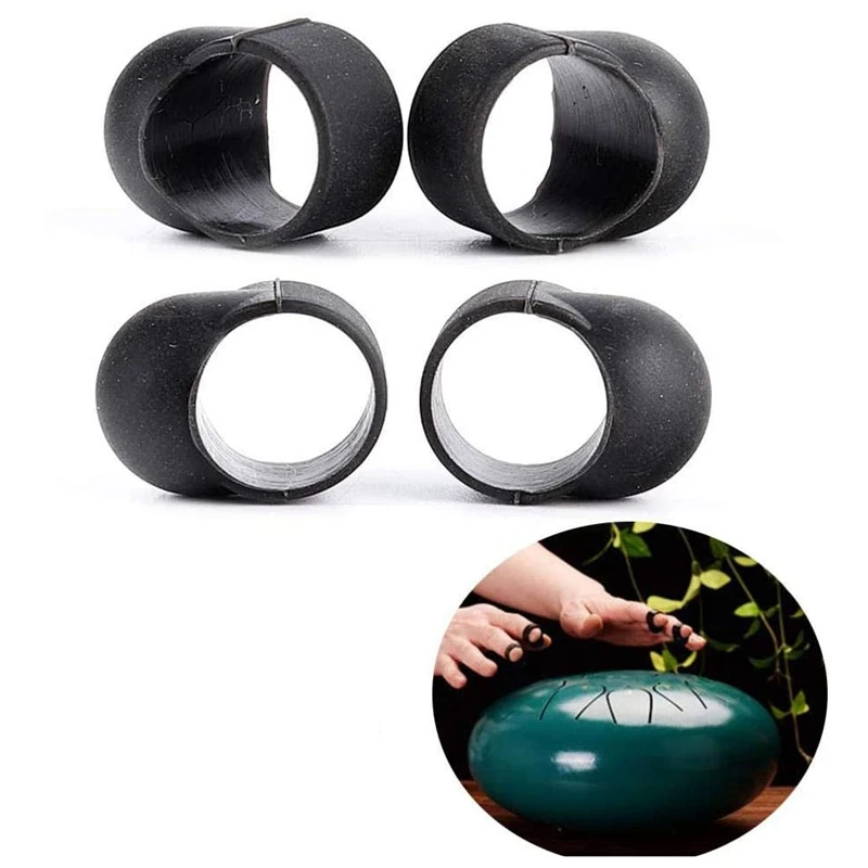 Steel Tongue Drum Finger Covers Silicone Knocking Sleeves Handpan Mallet for Beginners (8 Pcs) | Игрушки и хобби