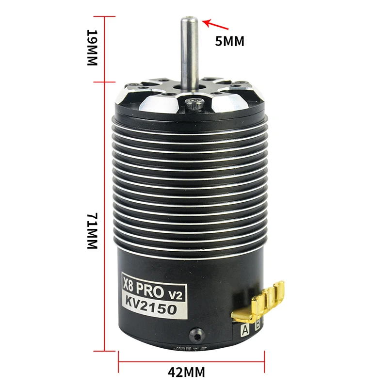 SKYRC TORO X8 PRO V2 1/8 бесщеточный двигатель 2150KV/2350KV для RC модели автомобиля