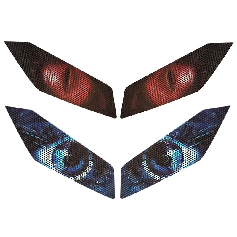 

2 Pcs Motorcycle Headlight Protection Sticker Fairing Headlight Sticker for Yamaha MT-09 2017, 02 Model & 01 Model