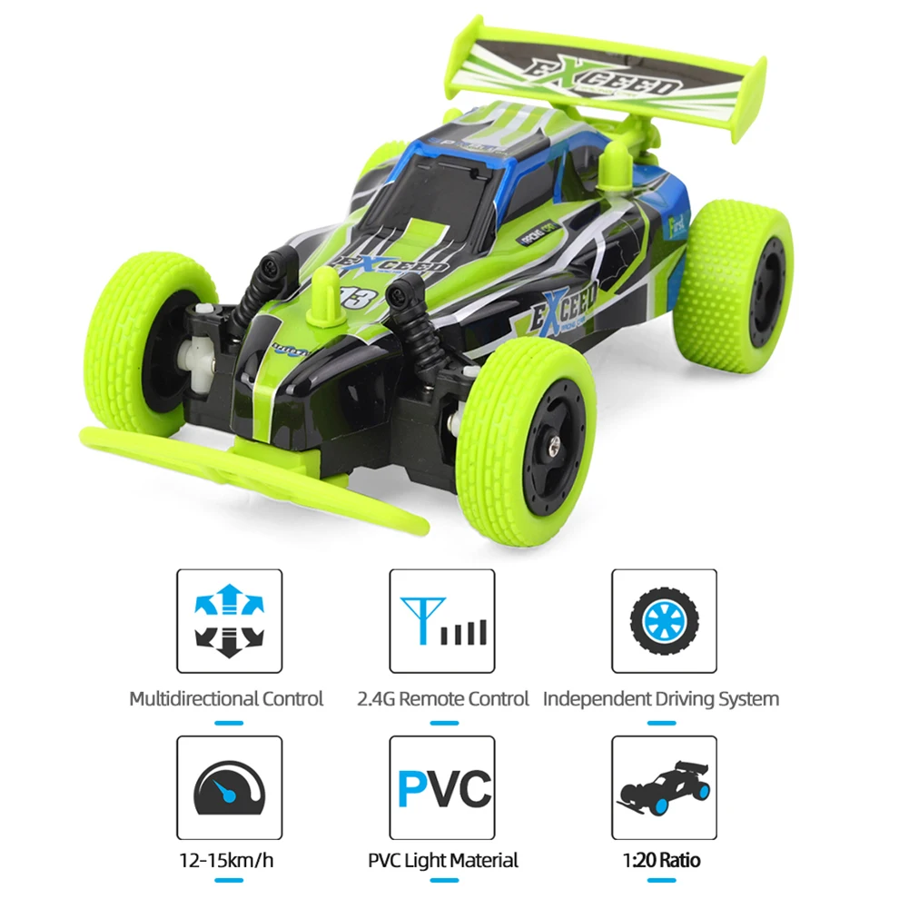 JJRC Q72 1/20 2 4G 4WD гоночный автомобиль с дистанционным управлением электронная