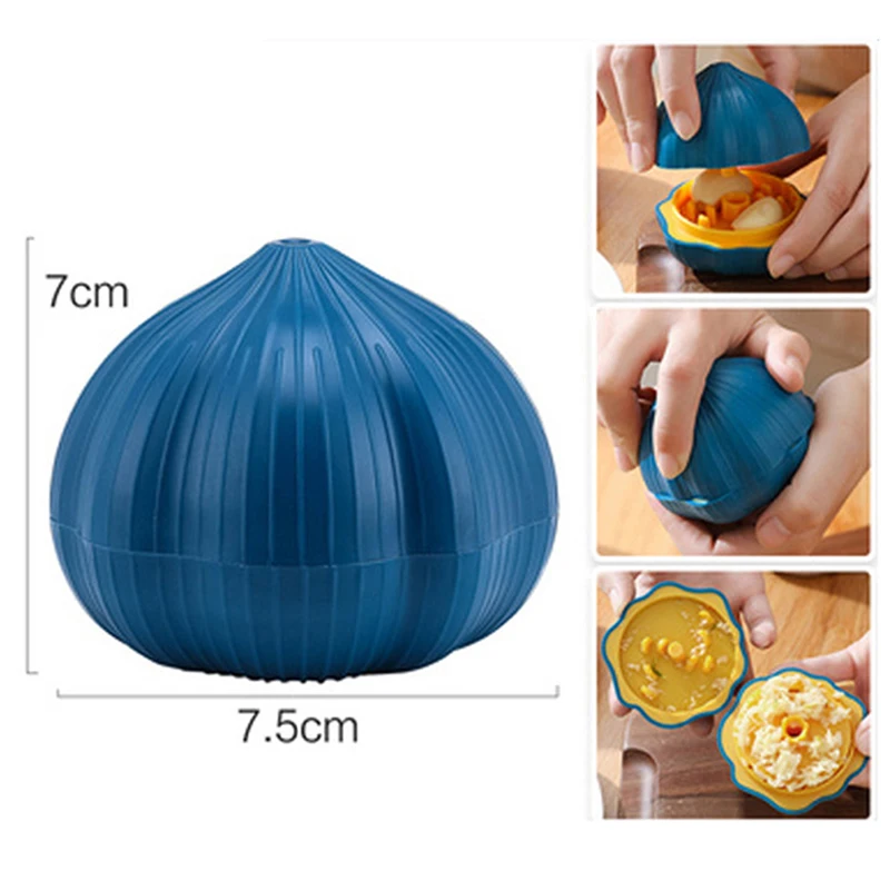 

Household Garlic Crusher Hand-Pulled Garlic Triturator Manual Mashed Garlic Small Garlic Press Garlic Cut Minced Garlic