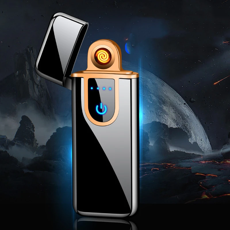 Ветрозащитная плазменная зажигалка Индукционная USB-зажигалка с датчиком