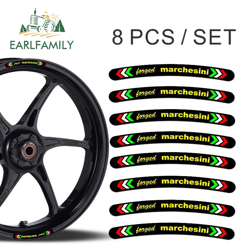 EARLFAMILY 13 см x 1 3 8x для наклеек набор полос s колес автомобиль мотоцикл гоночные