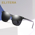 Классические квадратные винтажные поляризационные солнцезащитные очки ELITERA для мужчин и женщин, модные брендовые дизайнерские зеркальные солнцезащитные очки, женские солнцезащитные очки в стиле ретро