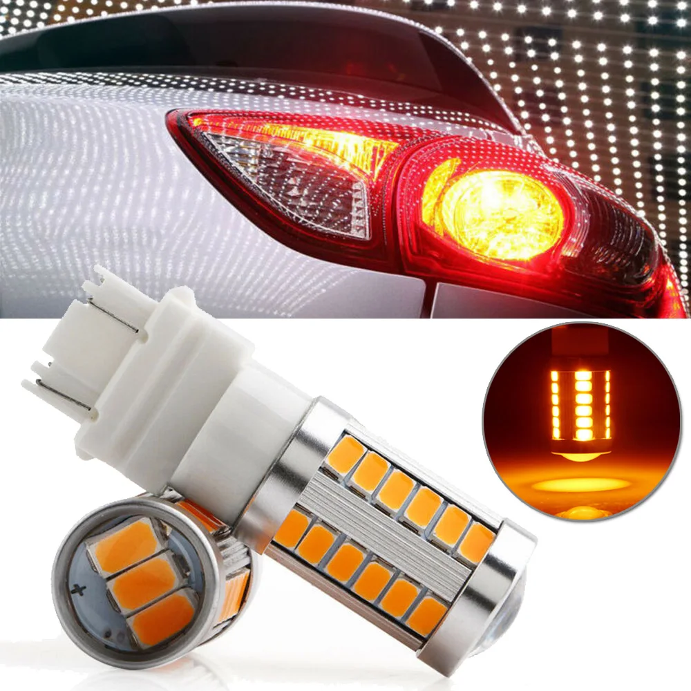 Автомобильные указатели поворота 4 шт. задние фонари 3157 3057 комплект|Сигнальная