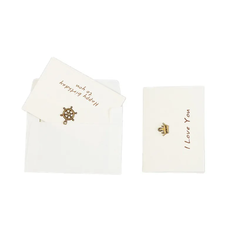 10 шт. металлические поздравительные открытки в стиле ретро | Дом и сад