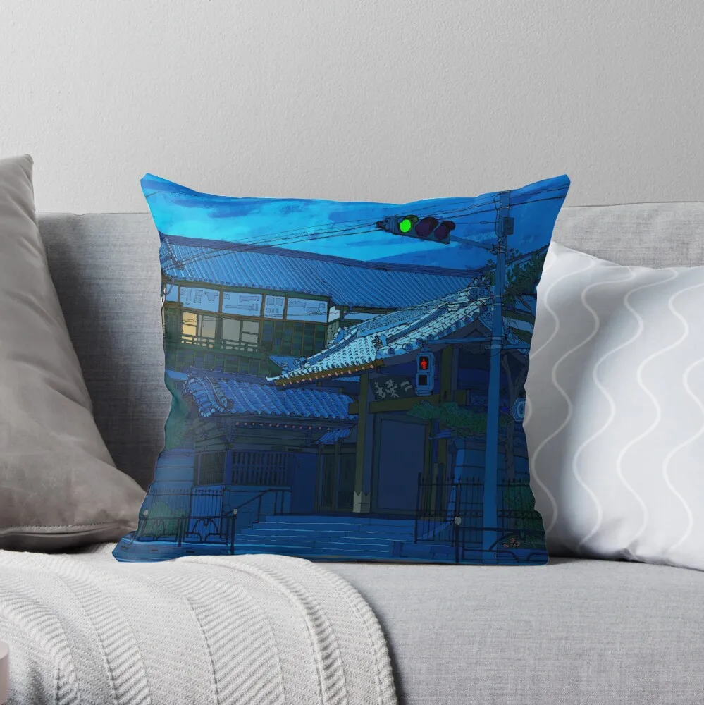 Голубой храм Nezu Подушка полиэстер диванные подушки Чехол на диван дома Гостиная