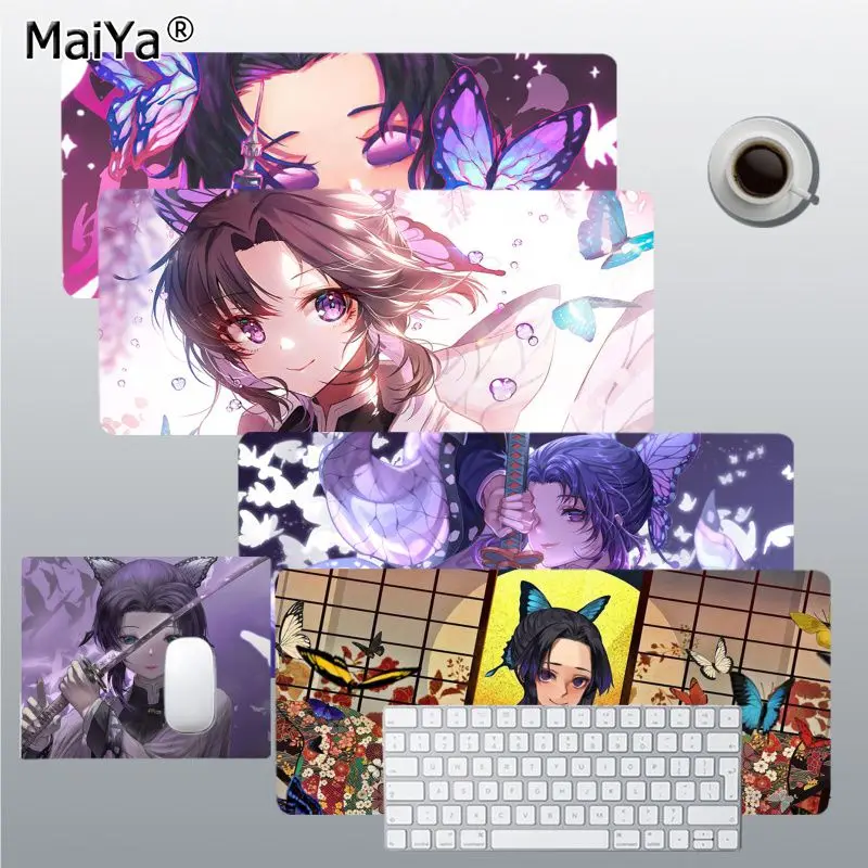 

Maiya Demon Slayer Kimetsu no Yaiba Kochou Shinobu Rubber Gaming mousepad Size for DeakMat for overwatch/cs go/world of warcraft