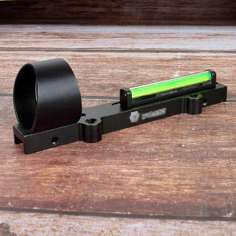 Тактический красный зеленый волоконный точечный прицел голографический