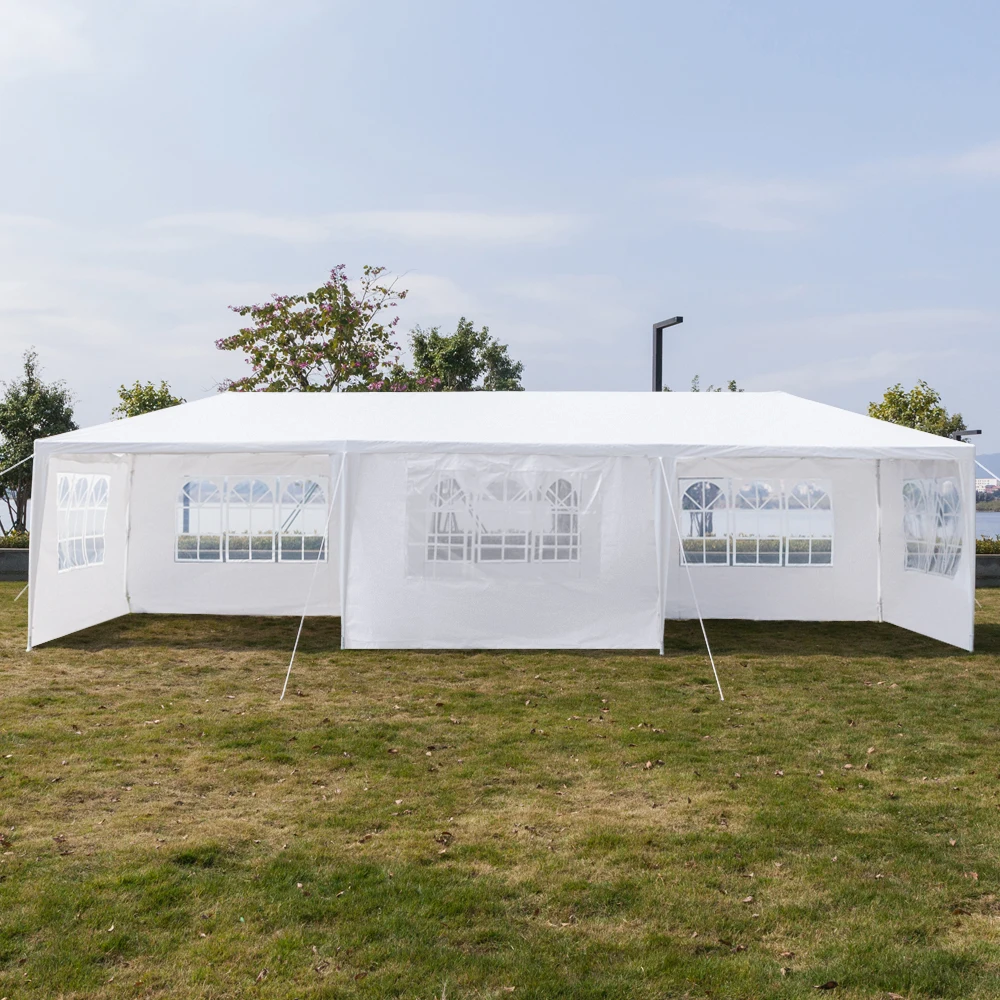 売却 2つの屋外防水テント,3x9m,スパイラルチューブ付きガーデンガゼボテント,屋外ガゼボの日よけ