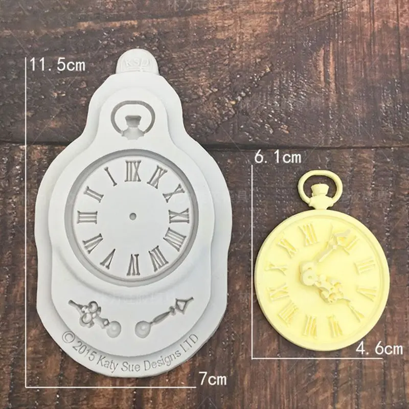 Помадка украшения торта формы часы карманные инструменты DIY выпечки кухня